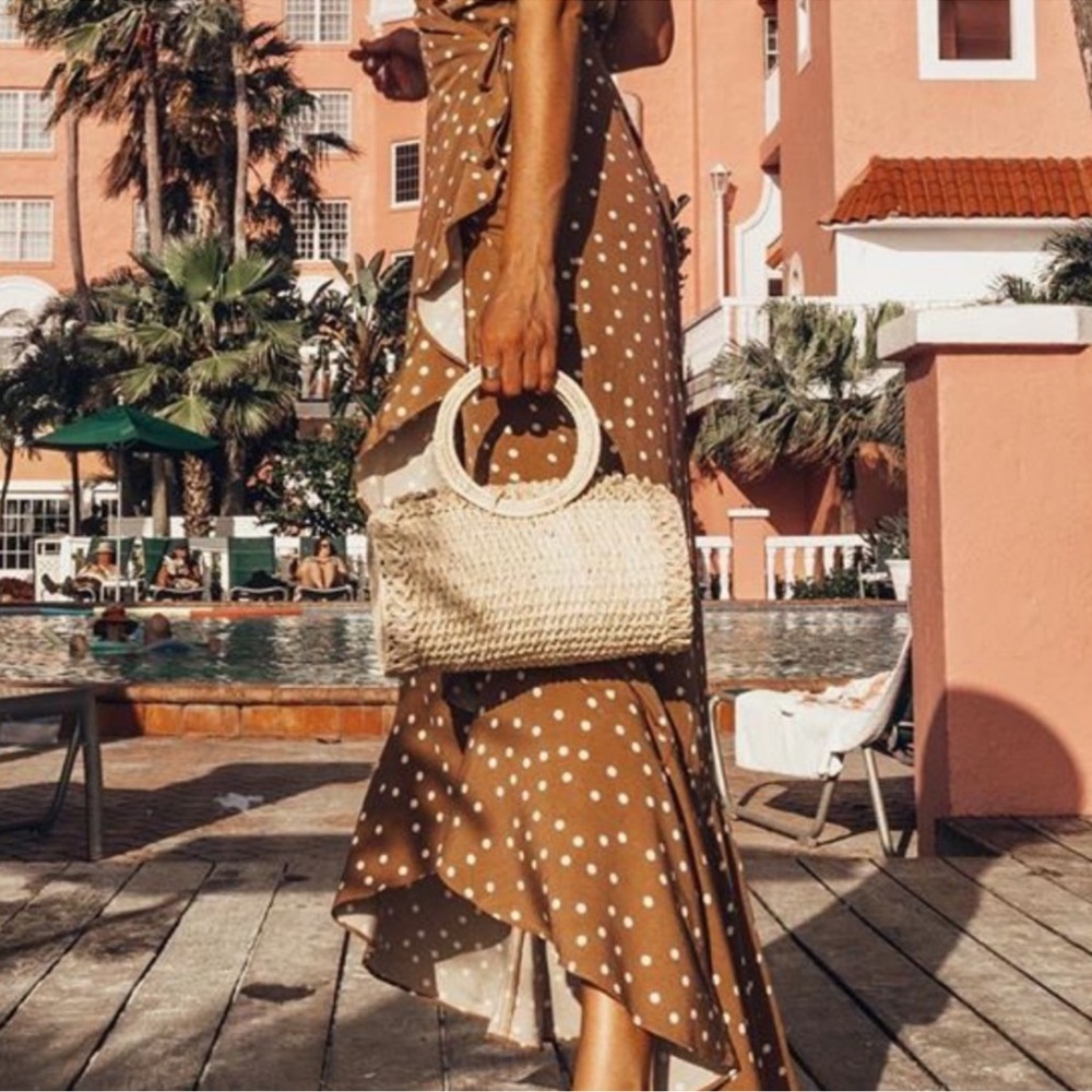 Kaanas Straw Purse